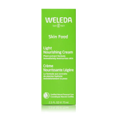 Skin Food Light Creme Corporal Nutritiva 75ml, Hidratante Vegetal com Camomila, Calêndula e Amor-Perfeito - Weleda
