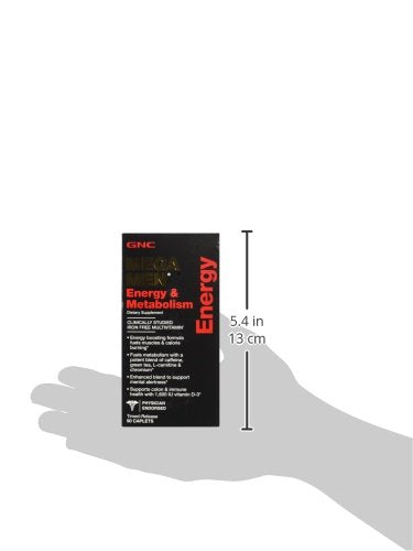 Mega Men Energy e Metabolismo, 90 Cápsulas – Suplemento para Energia e Metabolismo - GNC