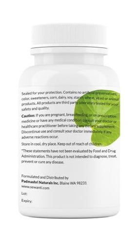 Neem Cápsulas – Extrato de Alta Potência, Suplemento Herbal para Saúde da Pele | 60 Cápsulas - Sewanti