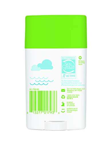 Protetor Solar Infantil Babyganics SPF 50 em Bastão Tamanho Viagem | Proteção UVA UVB | Resistente à Água | 50g