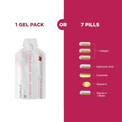 Cabelos e Pele Vibrantes – Fórmula Avançada – 60 Cápsulas - Healthycell