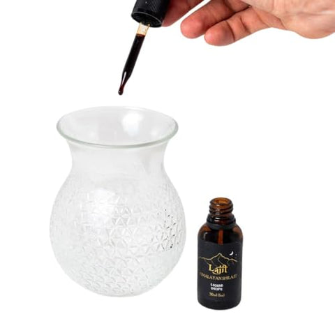 Himalayan Shilajit – Gotas Líquidas de Ouro – Shilajit Orgânico de Grau Superior – Extraído por Sherpas Nepaleses a 18k Pés – Secado ao Sol e Testado em Laboratório para Pureza e Segurança – 30ml - Lajit