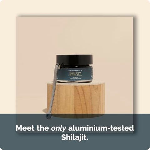 The Whole Reason - Resina Pura de Shilajit do Himalaia – Suplemento de Alta Potência Grau Ouro com Minerais Traços para Homens e Mulheres, Ácido Fúlvico Natural Premium para Energia, Vitalidade e Imunidade – Marca: Pure Himalayan Shilajit