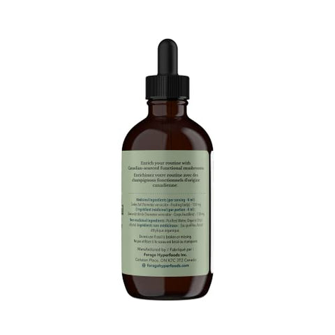 Extrato Líquido de Superalimento de Cauda de Peru Selvagem Canadense Original, Vegano, Não-OGM, Suporte à Saúde Imunológica e Intestinal, 118ML - Forage Hyperfoods