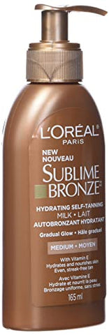 L'Oreal Paris - L’Oréal Paris Sublime Bronze Leite Autobronzeador Hidratante Médio, 162 ml