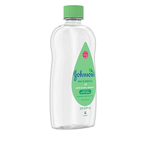 Johnson's Baby - Johnson’s Baby Oil Aloe Vera e Vitamina E 20 ml (Pacote com 2)