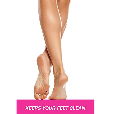STICKONFEET - Protetores de Pés para Bronzeamento Spray Tan Premium Rosa – 60 Pares (120 pés)