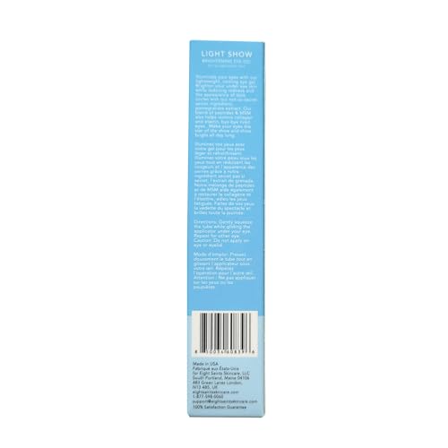 Gel Clareador para os Olhos, Natural e Orgânico, Gel Refrescante Anti-Envelhecimento para Reduzir Inchaço, Rugas e Acalmar a Pele Sob os Olhos, 15ml - Eight Saints