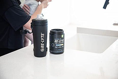 Re-Lyte Mistura para Bebida Pré-Treino, Limonada de Mirtilo, 450g - REDMOND