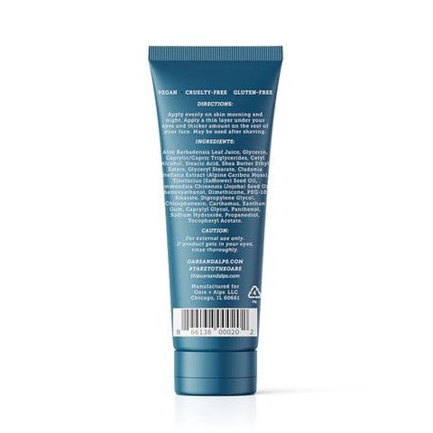 Oars + Alps - Oars Alps: Hidratante Facial e Creme para os Olhos, Nutre a Pele com Manteiga de Karité e Óleo de Jojoba, Anti-Envelhecimento, Vegano e Livre de Glúten