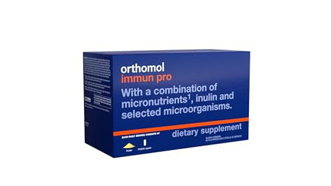 Immun Pro: Suplemento de Suporte Imunológico, 30 Dias, Vitaminas A, B, C, D, E, Zinco, Iodo - Orthomol