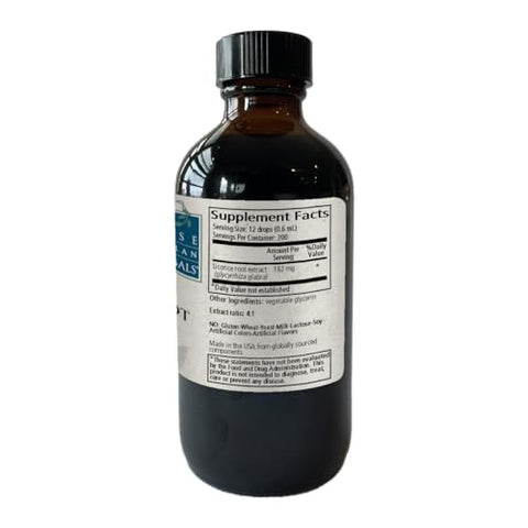 Extrato Sólido de Raiz de Alcaçuz – 120 ml – Extrato Líquido 4:1 Extra Forte – Livre de Álcool – Suporta a Digestão Saudável - Wise Woman Herbals