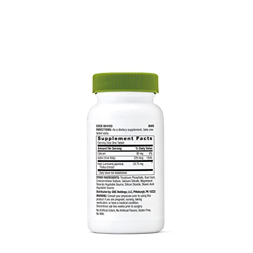 SuperFoods Kelp – 180 Tabletes Vegetarianos (180 Porções) | Comprimidos de Algas Marinhas Rica em Nutrientes - GNC