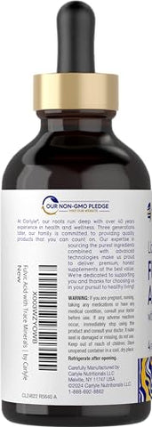 Fulvic Acid Drops 118 ml | Minerais Traços Líquidos | Suplemento Iônico | Vegetariano, Não-OGM - Carlyle