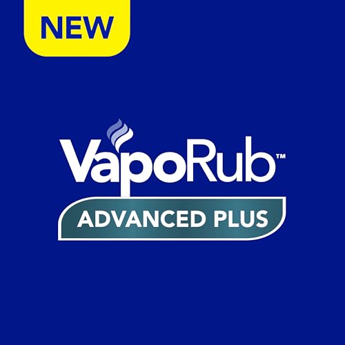 VapoRub Advanced Plus: Poderoso Supressor de Tosse, Pomada Tópica para o Peito - Vicks