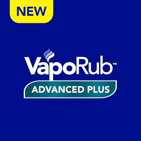 VapoRub Advanced Plus: Poderoso Supressor de Tosse, Pomada Tópica para o Peito - Vicks