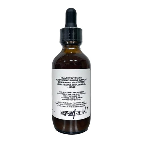 GO Mushrooms - Maitake Tincture – Extrato Duplo de Corpo Frutífero de Cogumelo para Renovação – 30ml