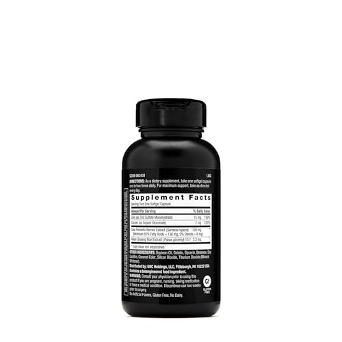 Fórmula Ultra Saw Palmetto para Homens – Saúde Masculina – 60 Cápsulas - GNC
