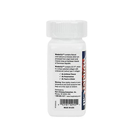 Hsu's - Hsu’s Ginseng | WonderCal, 60 Cápsulas | Suplemento de Cálcio de Coral | 许氏萬全鈣 | Frasco com 60 cápsulas, B000153ROK