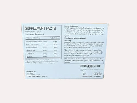 ZoomMax - Nutrição Esportiva para Potencializar sua Resistência e Sentir Energia Vigorosa (10 Unidades) – Marca em Destaque