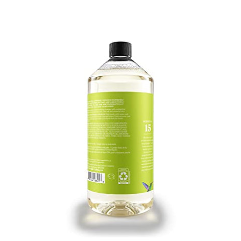 Recarga de Sabonete Líquido Caldrea, Gel de Aloe Vera, Azeite de Oliva e Óleos Essenciais para Limpar e Condicionar, Fragrância de Gengibre e Pomelo, 946 ml