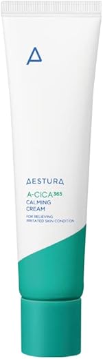 A-CICA 365 Creme Calmante, Hidratação 48 Horas, Hidratante Facial para Pele Seca e Sensível, Creme de Centella Asiatica para Alívio de Vermelhidão, 60 ml - AESTURA