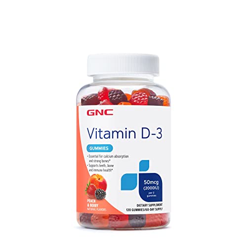 Gummies Vitamina D-3 – Saúde Óssea e Imunidade – 60 gomas - GNC