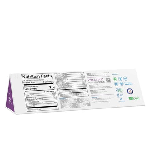 Vita Xtra T – Energético para Energia Durante Todo o Dia com Maca (28 Sticks, Vita Xtra T) - Usoway