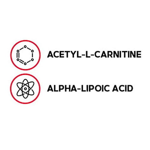 Acetyl-L-Carnitine Alpha-Lipoic Acid 500mg / 200mg | Equilíbrio positivo do humor | Suporte para o bem-estar | 500mg / 200mg - GNC