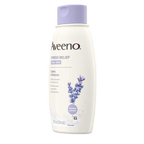Body Wash Relaxante com Aveia Calmante, Lavanda e Camomila – 250ml - Aveeno