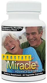 NHS Global - Prostate Miracle® Fórmula Avançada: 1 Pacote com 600 mg de 80% beta sitosterol derivado do Pinheiro (Sem Soja, Não GMO)