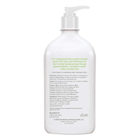 Generic - Loção Corporal AmLactin 20 oz (590 ml) – Hidratante e Esfoliante com Ácido Lático 12% para Pele Seca