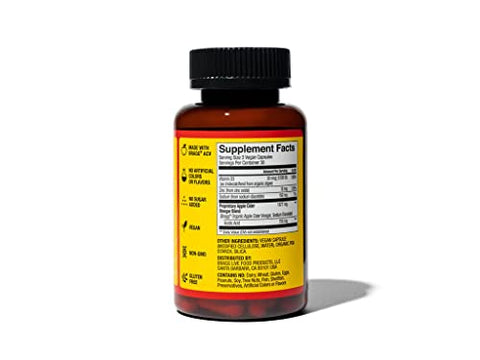 Cápsulas de Vinagre de Maçã Bragg – Vitamina D3