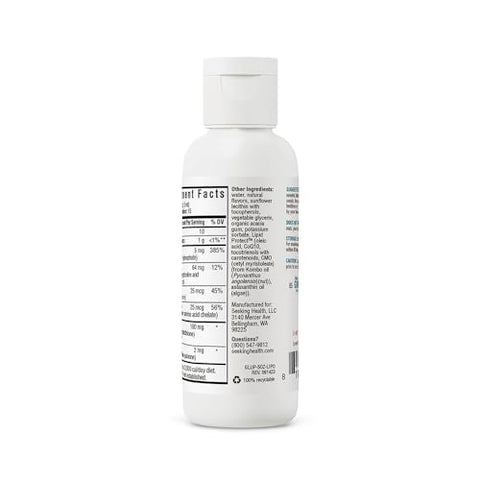 Liposomal Glutationa Plus da Seeking Health – Suporte à Saúde Imunológica – 60 ml