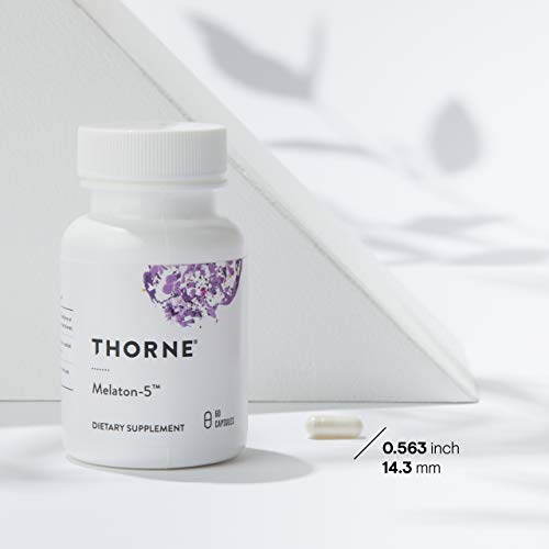 Melaton-5-5mg Melatonina – Suporta Ritmos Circadianos, Sono Repousante e Relaxamento – Sem Glúten, Sem Soja, Sem Laticínios – 60 Cápsulas - THORNE