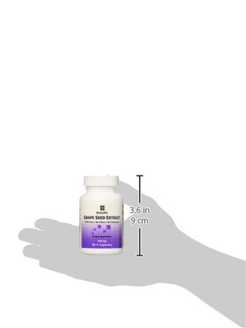 Seagate - Extrato de Semente de Uva 250mg, 90 Cápsulas Vegetais