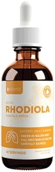 Rejuvica Health - Active Rhodiola – Extrato de Raiz de Rhodiola com Rosavinas Naturais, Entrega Líquida para Melhor Absorção – Suporta Níveis de Energia e Alívio do Estresse