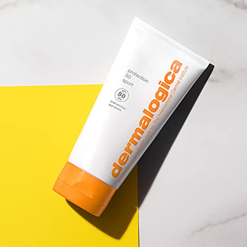 Dermalogica Protection 50 Sport SPF50 – Loção Protetora Solar de Amplo Espectro (150 ml) – Fórmula Resistente à Água Hidrata e Protege a Pele Contra o Sol