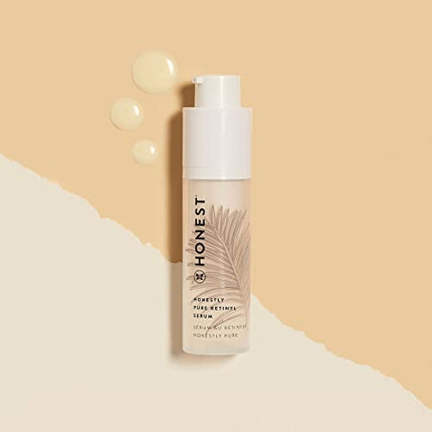 Serum Noturno Retinol Puro | Hidrata, Esfolia, Reduz Linhas Finas e Rugas | Retinol Linoleato Ácido Hialurônico | Vegano Cruelty Free | 30ml - Honest Beauty