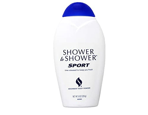 Shower To Shower - SHOWER TO SHOWER Pó Corporal Esportivo 8 oz (Pack com 6)