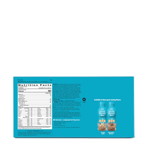 Total Lean Shake Burn – Vanilla Latte – 400g (12 Unidades) - GNC