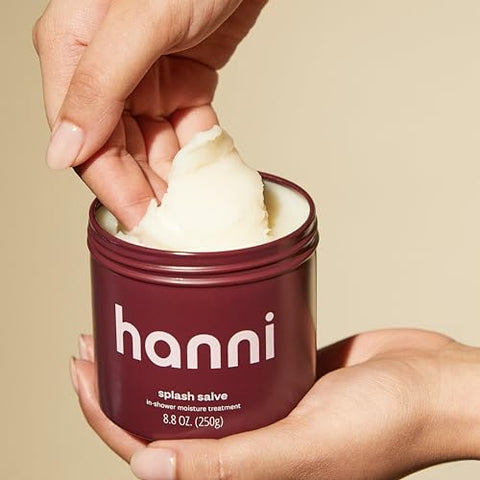 Splash Salve – Máscara Corporal, Alternativa à Loção, Hidratante no Banho com Óleo de Coco, Óleo de Jojoba, Manteiga de Karité - HANNI