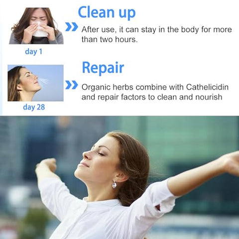 PurePout - Spray Natural de Limpeza Pulmonar – Fórmula Herbal para Respiração Clara (3PCS)