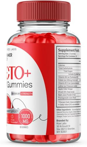 rize labs - (2 Pacotes) Gomas Summer Body Keto ACV, Gomas Summer Body Keto para Emagrecimento Avançado, Suplemento SummerKeto, Gomitas Summer de Máxima Potência, Fórmula Avançada Summer