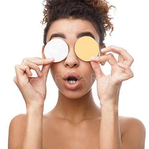Esponjas Faciais APPEARUS Comprimidas de Celulose Natural – Feitas nos EUA – Esponjas de Spa para Limpeza Facial, Massagem, Esfoliação de Poros, Máscara, Remoção de Maquiagem (50 Unidades)