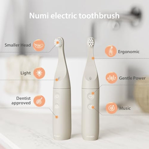 MYQEN - Escova de Dentes Elétrica para Bebê, Marca Baby – Higiene Bucal Infantil