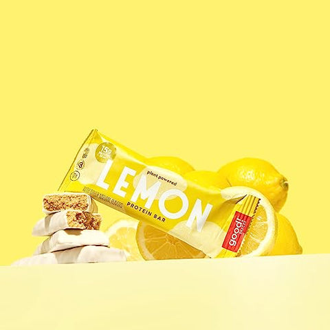 good! - Good! Snacks Vegan Pack com 6 Sabores | Barras de Proteína sem Glúten, à Base de Plantas, Baixo teor de Açúcar, Kosher, Livre de Soja, Não-OGM | 15g de Proteína (12 Barras)