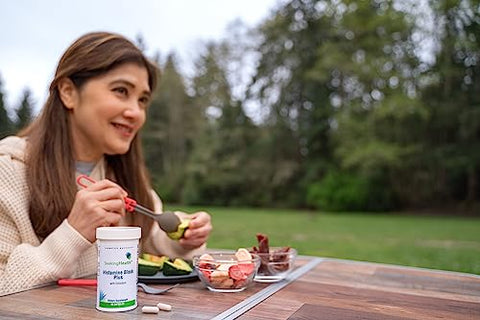 Histamine Nutrients Seeking Health, Antigamente Histamine Block Plus, Suplemento Enzimático DAO para Intolerância Alimentar à Histamina, Suporte para Saúde Gastrointestinal e Digestiva (60 cápsulas)