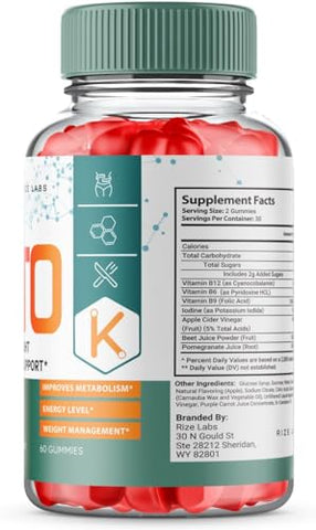 rize labs - (2 Pacotes) Gomas Clear Factor Keto ACV – Perda de Peso Avançada, Gomas Keto ACV, Suplemento Clear Factor Máxima Potência, Avaliações das Gomas ClearFactor (120…)