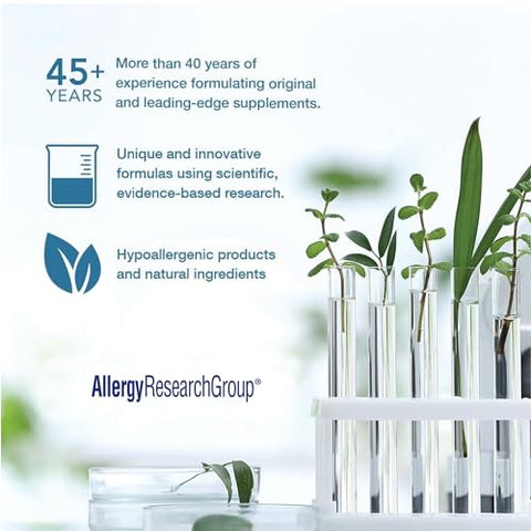 NAC – N-Acetil-L-Cisteína, Precursor de Glutationa, Suporta a Função Imunológica, Eliminação Saudável de Muco, Aminoácido Livre, Hipoalergênico – 120 cápsulas - Allergy Research Group